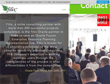 Tablet Screenshot of filixconsulting.com